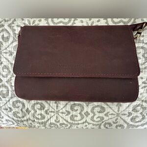 Portland Leather Merlot Crossbody Medium Bag